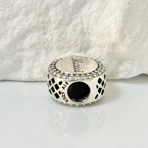 Pandora Maui Beach Bead Charm S925 Silver Charm - Picture 3 of 3